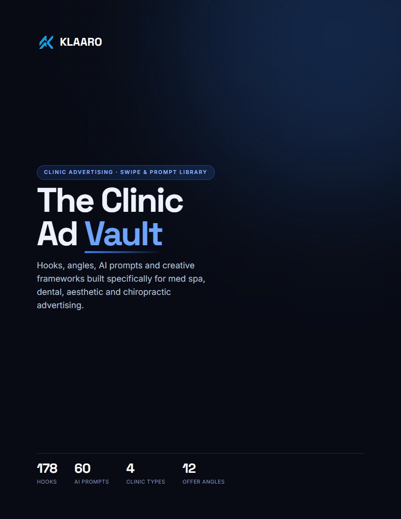 The Clinic Ad Vault cover